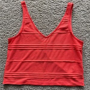 Topshop Coral Tank Top